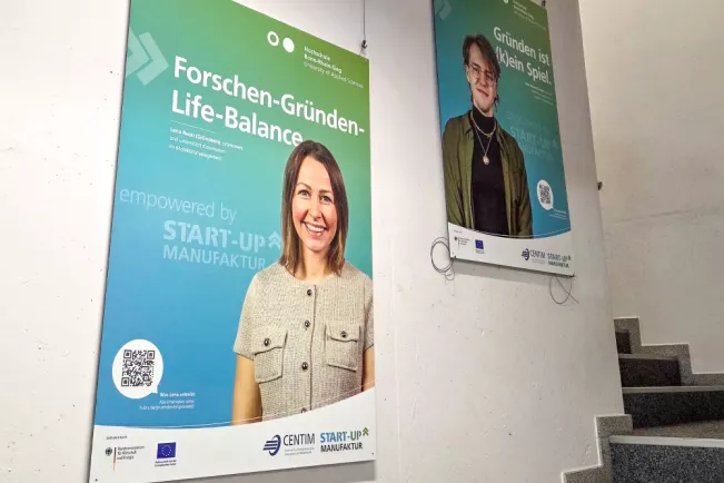 people empowered by Start-up-Manufaktur - Ausstellung Bib