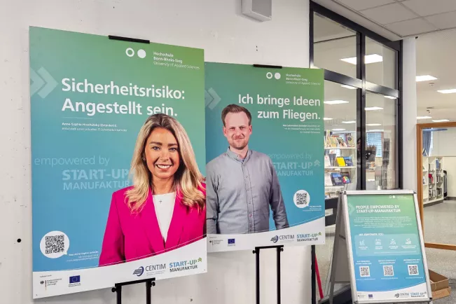 people empowered by Start-up-Manufaktur - Ausstellung Bib