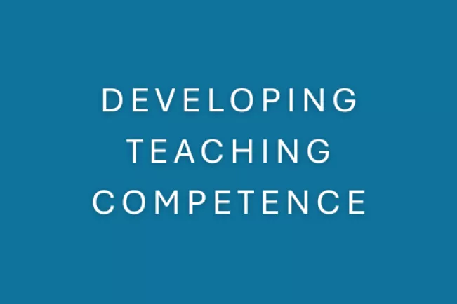 Developing Teaching Competence