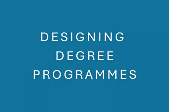 Designing Degree Programmes