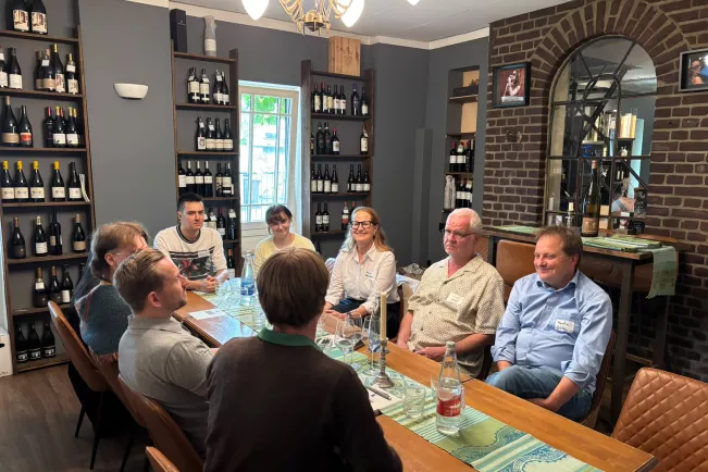 Gründerstammtisch Forgers & Founders in der Weinschmiede Siegburg 