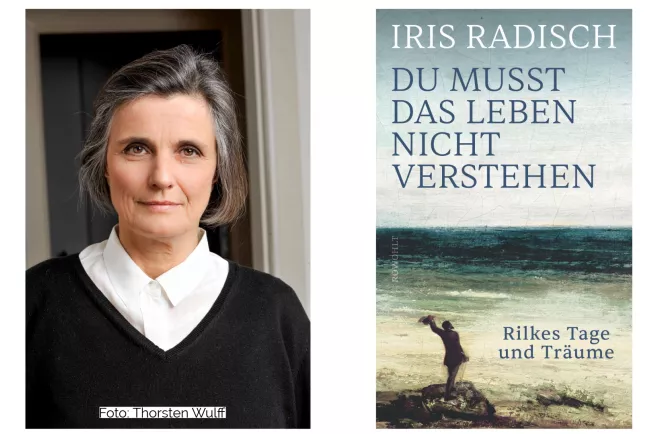 Iris Radisch und Buchcover "Du musst das Leben nicht verstehen"