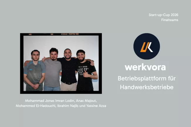 Start-up-Cup 2026 - Finalteams Vorstellung