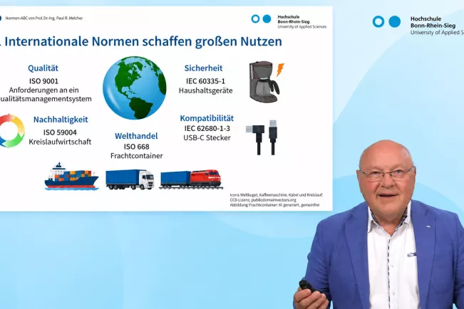 Internationale Normen schaffen Nutzen Paul Melcher Screenshot
