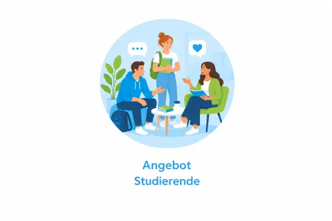 KI Bild Studierende im Austausch Angebote