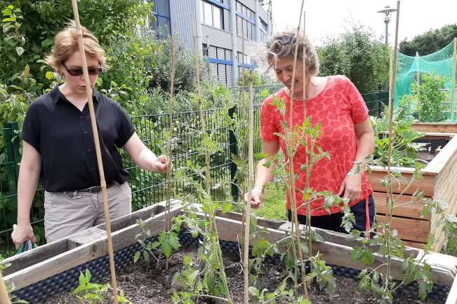 Campusgarten Iris Groß und Darya Hirsch (DE)