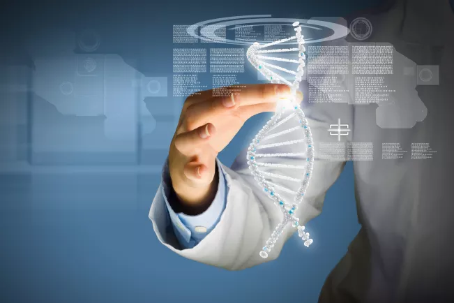 DNA Helix virtuell colourbox 7776076