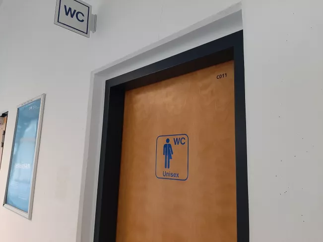 Unisex Toilette Campus Sankt Augustin 20240318_Foto Martin Schulz