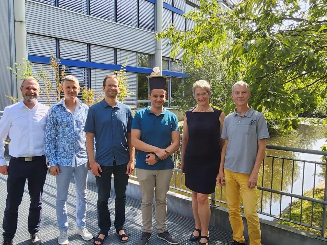 Gruppenbild Promotionsprüfung Samer Chaarhoui