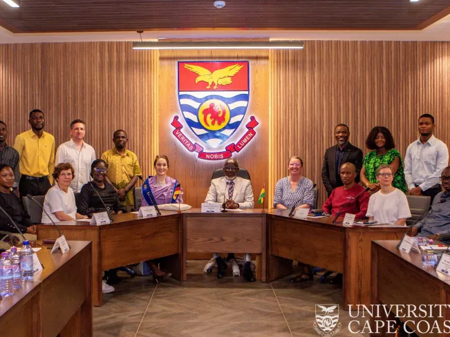 Gruppenfoto H-BRS Delegation und UCC, Ghana