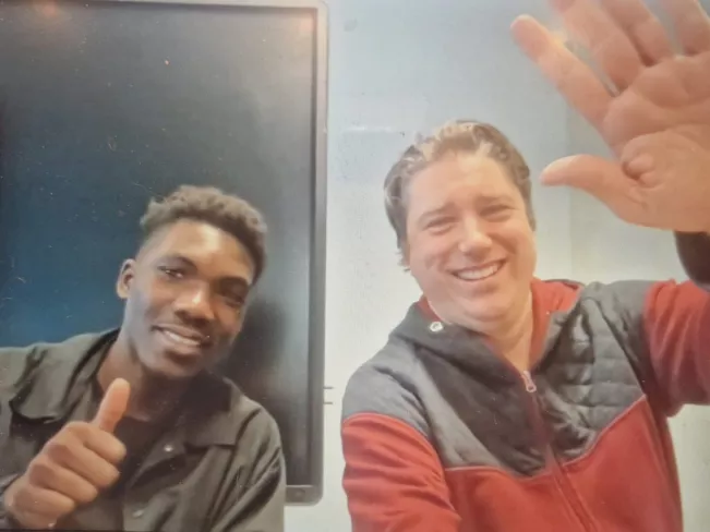 Talk on Entrepreneurship 19122025 Jonothan Birkett und Samuel Atiye Foto Küpper